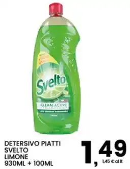 Interspar Detersivo piatti Svelto limone offerta