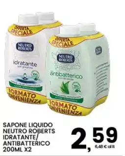 Interspar Sapone liquido Neutro Roberts idratante/antibatterico offerta