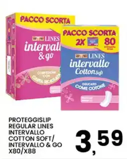 Interspar Proteggislip Regular Lines Intervallo Cotton Soft / Intervallo & Go offerta