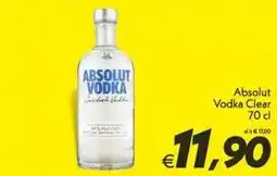 Iper Super Conveniente Absolut Vodka Clear offerta