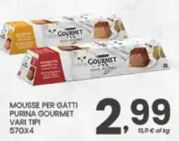 Despar Mousse per gatti Purina Gourmet offerta