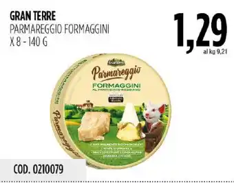 Carico Cash & Carry Parmareggio formaggini offerta