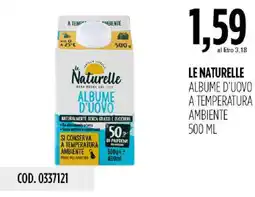 Carico Cash & Carry Le Naturelle albume d'uovo offerta