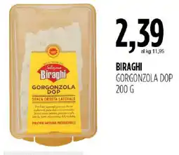 Carico Cash & Carry Biraghi Gorgonzola DOP offerta