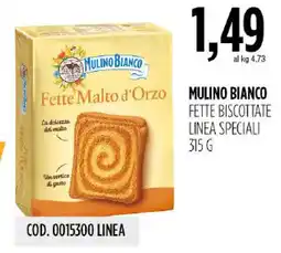 Carico Cash & Carry Mulino Bianco Fette Malto d'Orzo offerta