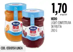 Carico Cash & Carry Hero Light confettura di frutta offerta