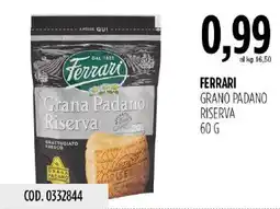 Carico Cash & Carry Ferrari Grana Padano Riserva offerta