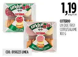 Carico Cash & Carry Citterio un due tris! cotto/salame offerta