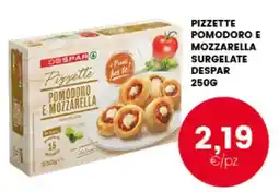 Interspar Pizzette pomodoro e mozzarella Despar offerta