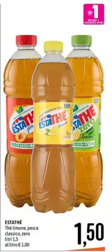 Emisfero Estathé Thé limone, pesca classico, zero offerta