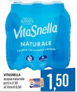 Emisfero VitaSnella acqua naturale offerta