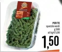 Emisfero Per te spatzle verdi offerta