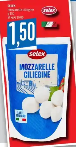 Emisfero Selex mozzarelle ciliegine offerta