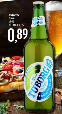 Emisfero Tuborg fresca alla spina offerta