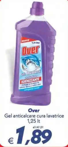 Iper Super Conveniente Over Gel anticalcare cura lavatrice offerta