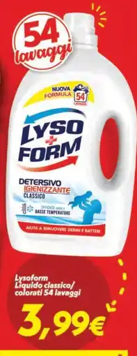 Iper Super Conveniente Lysoform Detersivo igienizzante classico offerta