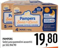 Emisfero Pampers Sole Luna pannolini offerta