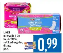 Emisfero Lines intervallo cotton soft fresh offerta