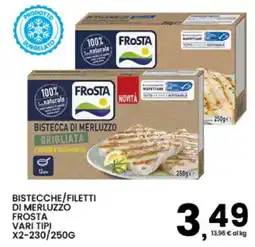 Interspar Bistecche/filetti di merluzzo Frosta offerta
