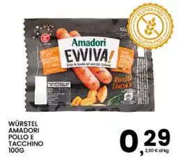 Interspar Würstel Amadori Pollo e Tacchino offerta