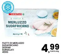 Interspar Filetti di merluzzo sudafricano Despar surgelati offerta