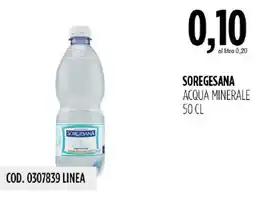 Carico Cash & Carry Sorgesana acqua minerale offerta