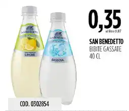 Carico Cash & Carry San Benedetto bibite gassate offerta