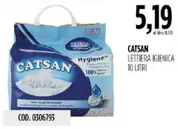 Carico Cash & Carry Catsan lettiera igienica offerta