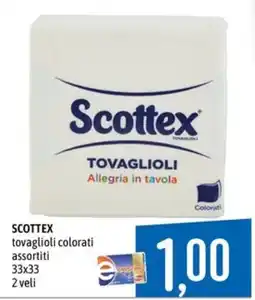 Emisfero Scottex tovaglioli colorati offerta