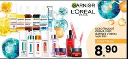 Interspar Siero/fluido/crema viso Garnier L'Oréal vari tipi offerta
