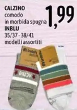 Emisfero Calzino comodo in morbida spugna Inblu offerta