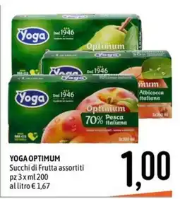 Emisfero Yoga Optimum Succhi di Frutta assortiti offerta