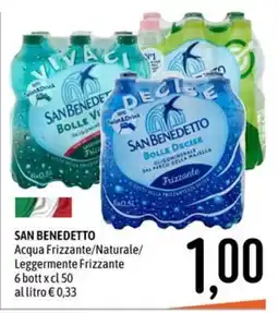 Emisfero San Benedetto Acqua Frizzante/Naturale/Leggermente Frizzante offerta