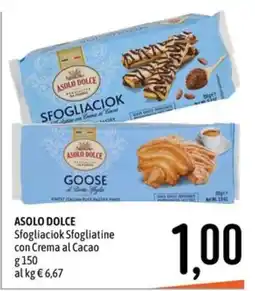 Emisfero Asolo Dolce Sfogliaciok Sfogliatine con Crema al Cacao offerta