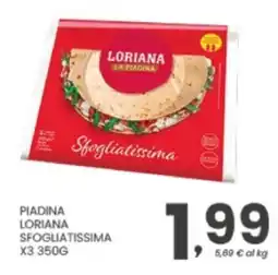 Despar Piadina Lorianasfogliatissima offerta