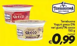Iper Super Conveniente Terrabuona Yogurt greco 0% offerta