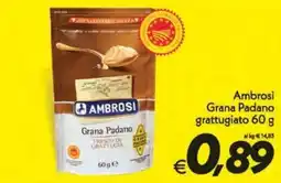 Iper Super Conveniente Ambrosi Grana Padano grattugiato offerta