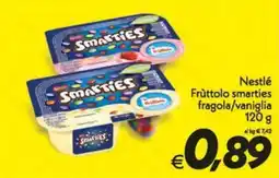 Iper Super Conveniente Früttolo smarties fragola/vaniglia offerta