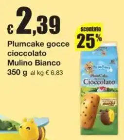 Sì con te Plumcake gocce cioccolato Mulino Bianco offerta