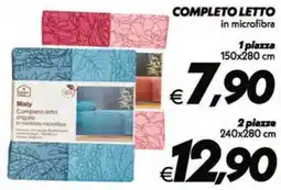 Iper Super Conveniente Misty Completo letto singolo in morbida microfibra offerta