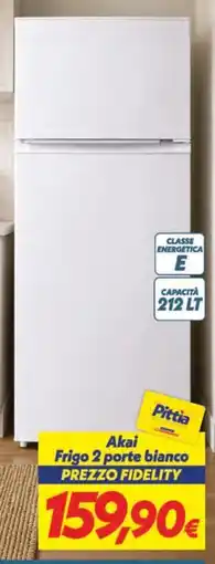 Iper Super Conveniente Akai Frigo 2 porte bianco offerta