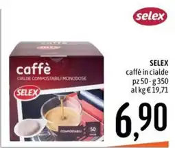 Emisfero Selex caffè in cialde compostabili monodose offerta