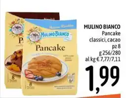 Emisfero Mulino Bianco Pancake classici, cacao offerta