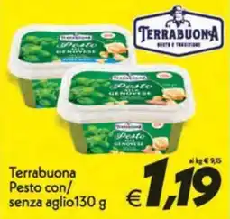 Iper Super Conveniente Terrabuona Pesto con/ senza aglio offerta