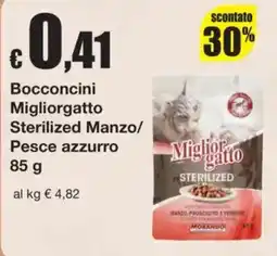 Sì con te Bocconcini Migliorgatto Sterilized offerta