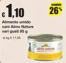 Sì con te Alimento umido cani Almo Nature offerta