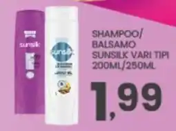 Despar Shampoo/balsamo Sunsilk vari tipi offerta
