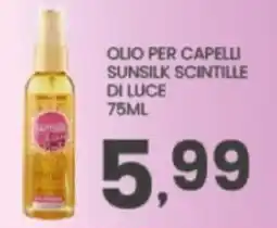 Despar Olio per capelli Sunsilk Scintille di luce offerta