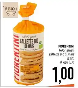 Emisfero Fiorentini gallette Bio di mais offerta