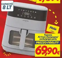 Iper Super Conveniente Tognana Air fryer champagne/verde/grigio perla offerta
